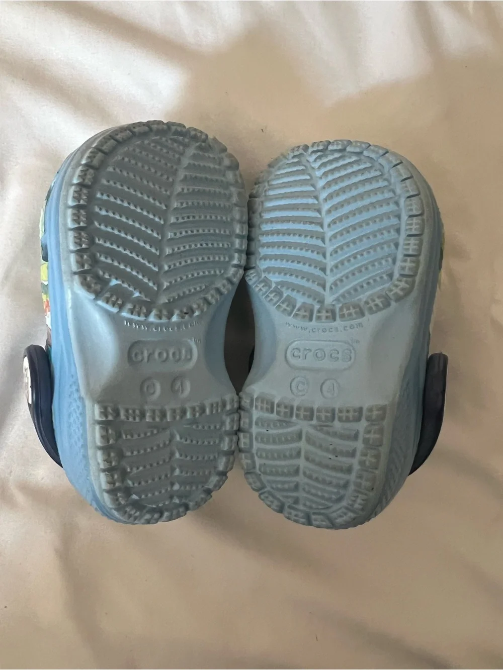 Bluey Character Crocs in Green and Blue